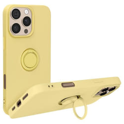 Coque pour iPhone 16 Pro - AVIZAR - Jaune - Semi-rigide - Synthétique - Mixte