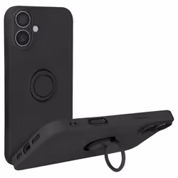 Coque pour iPhone 16 Plus - AVIZAR - Noir - Semi-rigide - Synthétique - Mixte