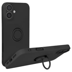 Coque pour iPhone 16 Plus - AVIZAR - Noir - Semi-rigide - Synthétique - Mixte
