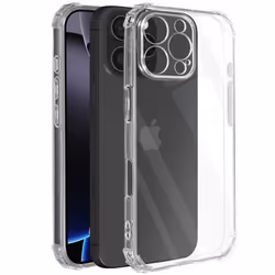 Coque pour iPhone 16 Pro - AVIZAR - Antichoc Flexible - Coins renforcés - Transparent