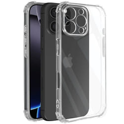 Coque pour iPhone 16 Pro - AVIZAR - Antichoc Flexible - Coins renforcés - Transparent