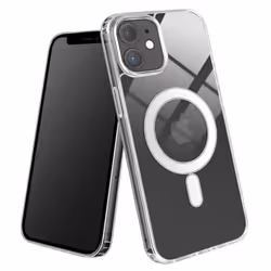 Coque MagSafe - Antichoc - iPhone 11 - Coins Renforcés - Design Transparent - Silicone et Polycarbonate