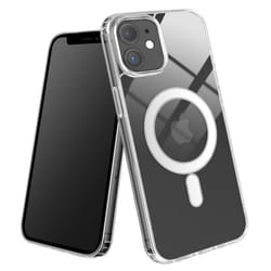 Coque MagSafe - Antichoc - iPhone 11 - Coins Renforcés - Design Transparent - Silicone et Polycarbonate