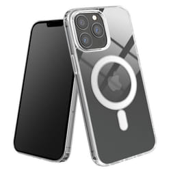 Coque MagSafe pour iPhone 13 Pro Antichoc Coins Renforcés Transparent