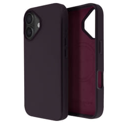 Coque - MagSafe - iPhone 16 - Cuir Vegan - Violet - Protection optimale contre les rayures