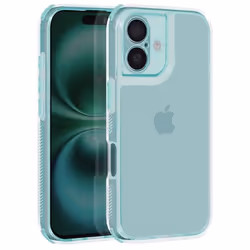 Coque pour iPhone 16 - AVIZAR - Coins Bumper Renforcés - Vert Pâle - Rigide - Synthétique