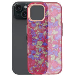 Coque pour iPhone 15 Antichoc Souple Tutti Frutti Rose