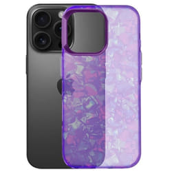 Coque pour iPhone 16 Pro Max - AVIZAR - Tutti Frutti Violet - Antichoc Souple - Bords surélevés