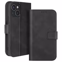 Étui pour iPhone 15 Portefeuille AVIZAR - Noir - Rabat - Support Vidéo
