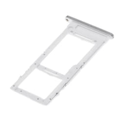 Tiroir Carte SIM pour Samsung Galaxy A51 Nano SIM + Micro-SD Original Samsung Blanc