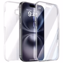 Coque Intégrale AVIZAR pour iPhone 16 Plus - Transparent - Bord Caméra Surélevé