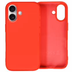 Coque pour iPhone 16 Plus - AVIZAR - Fast Cover - Semi-rigide - Soft-touch - Anti-traces Rouge