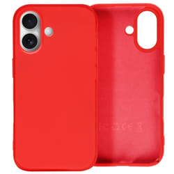 Coque pour iPhone 16 Plus - AVIZAR - Fast Cover - Semi-rigide - Soft-touch - Anti-traces Rouge