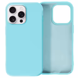 Coque pour iPhone 16 Pro - Fast Cover - Semi-rigide - Anti-traces - Protection antichoc - Turquoise