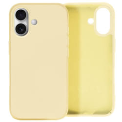 Coque pour iPhone 16 Plus - AVIZAR - Fast Cover - Semi-rigide - Soft-touch - Jaune