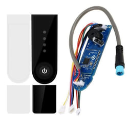 Tableau de Bord pour Xiaomi M365 avec Couvercle de Protection Noir