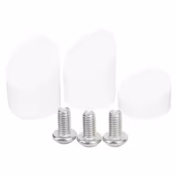 Kit vis inox et bouchons garde-boue pour trottinette Xiaomi M365 Blanc