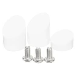 Kit vis inox et bouchons garde-boue pour trottinette Xiaomi M365 Blanc
