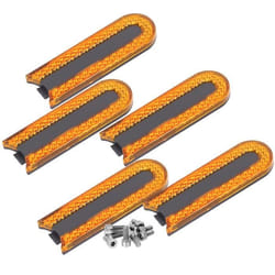 Lot de 5 Catadioptre pour trottinette Xiaomi Mi 3 Avant et Côté Moteur Orange