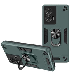 Coque Antichocs - Motorola - Edge 50 Fusion - Anneau rotatif 360° - Design moderne - Bi-matière