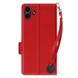 Étui pour téléphone - Nothing - CMF Phone 1 - Rouge - Cuir vegan - Support vidéo