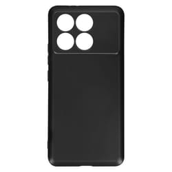 Coque Souple - Xiaomi - Poco F6 Pro - Silicone - Caméra Protégée - Finition Mate Noir