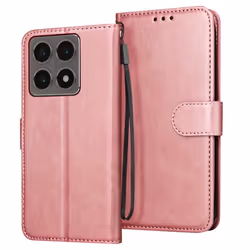 Étui pour Xiaomi 14T - AVIZAR - Clapet Portefeuille et Support Vidéo - Rose - Semi-rigide - Mixte