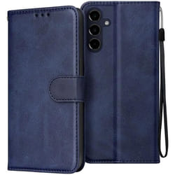 Étui pour Samsung Galaxy A16 Dragonne Clapet Support Portefeuille Bleu