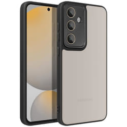 Coque - Samsung - Galaxy S24 FE - Rigide - Contour Souple - Noir