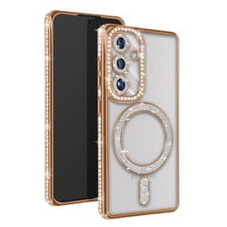 Coque - AVIZAR - Samsung Galaxy S24 - Rigide - Strass - Compatible MagSafe