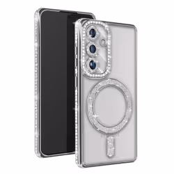 Coque - AVIZAR - Samsung Galaxy S24 - Rigide - Argent - Compatible MagSafe