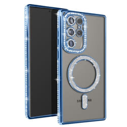 Coque - AVIZAR - Samsung Galaxy S24 Ultra - Rigide - Strass - Compatible MagSafe
