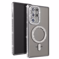 Coque - AVIZAR - Samsung Galaxy S24 Ultra - Rigide - Argent - Compatible MagSafe