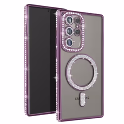 Coque - AVIZAR - Samsung Galaxy S24 Ultra - Violet - Rigide - Compatible MagSafe