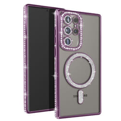 Coque - AVIZAR - Samsung Galaxy S24 Ultra - Violet - Rigide - Compatible MagSafe