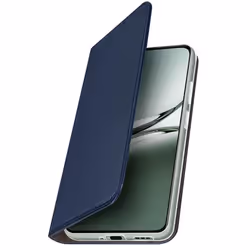 Étui pour smartphone - AVIZAR - Oppo Reno 12F - Clapet porte-carte - Fonction support - Couleur bleu nuit