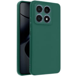 Coque - AVIZAR - Xiaomi 14T - Silicone Souple - Vert Foncé - Protection Anti-Rayures