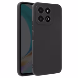 Coque pour Honor X6b - AVIZAR - Souple Mate Douce Noir - Protection contre les rayures et les impacts