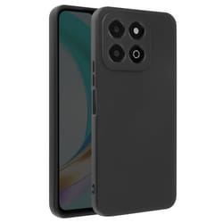 Coque pour Honor X6b - AVIZAR - Souple Mate Douce Noir - Protection contre les rayures et les impacts