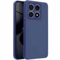 Coque - AVIZAR - Xiaomi 14T Pro - Silicone Souple - Bleu Nuit - Protection Résistante