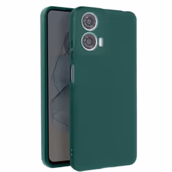 Coque - Motorola - Moto G24 Power - Silicone Souple - Vert Foncé - Protection Anti-Chocs