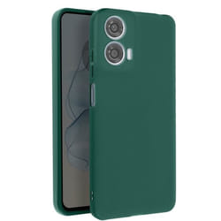 Coque - Motorola - Moto G24 Power - Silicone Souple - Vert Foncé - Protection Anti-Chocs