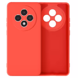 Coque - AVIZAR - Oppo Reno 12F - Semi-rigide - Soft-touch - Anti-traces Rouge