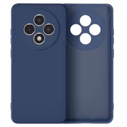 Coque - AVIZAR - Oppo Reno 12F - Semi-rigide - Soft-touch - Anti-traces - Bleu Nuit
