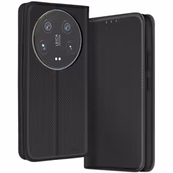 Étui pour smartphone - AVIZAR - Xiaomi 14 Ultra - Cuir vegan - Rabat magnétique - Porte-carte intégré