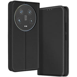 Étui pour smartphone - AVIZAR - Xiaomi 14 Ultra - Cuir vegan - Rabat magnétique - Porte-carte intégré