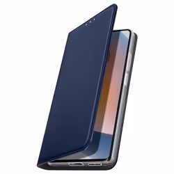Étui pour smartphone - AVIZAR - Motorola Edge 50 Fusion - Clapet Magnétique - Porte-carte - Bleu Nuit