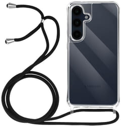 Coque Antichoc - Samsung - Galaxy A16 - Silicone Souple - Cordon Tressé Amovible - Transparent
