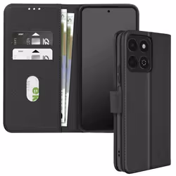 Étui pour Honor 200 Smart - AVIZAR - Portefeuille et Support Vidéo - Noir