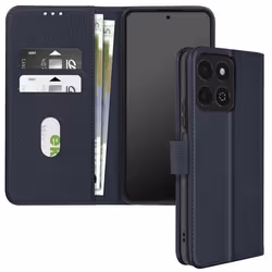 Étui pour Honor 200 Smart - AVIZAR - Chesterfield - Portefeuille et Support Vidéo - Bleu
